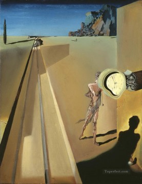  surrealism Painting - Premature Ossification of a Railway Station Surrealism